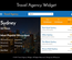 Travel Agency Widget a Flat Responsive Widget Template