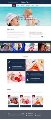 Baby Care a Society and People Bootstrap responsive Web Template