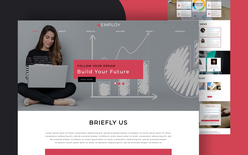 Employ HR Management Bootstrap Responsive Web Template