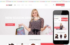 Buy Shop a Flat eCommerce Responsive Web Template