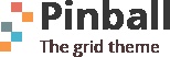 Pinball Responsive Grid Style Blog Flat web template