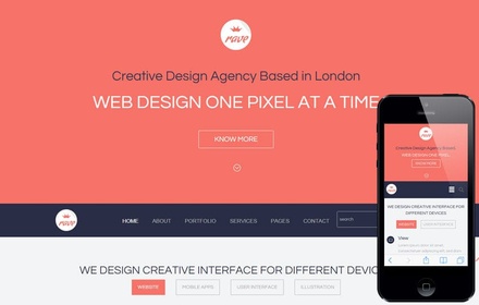 Rave a Corporate Portfolio Flat Bootstrap Responsive web template