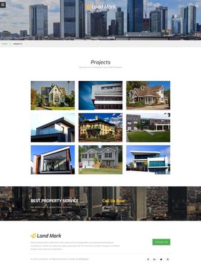 Land Mark – Real Estate Bootstrap Responsive Web Template