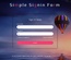 Simple Sign in Form Responsive Widget Template