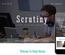 Scrutiny a Education Category Responsive Web Template