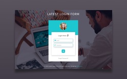 Latest Login Form Responsive Widget Template