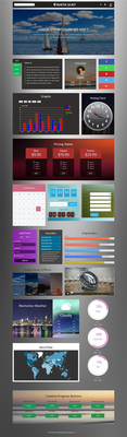 Rustic UI Kit A  User Interface Bootstrap Responsive Web Template