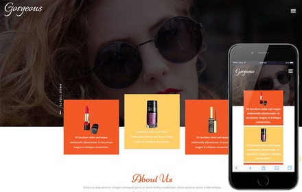 Gorgeous a Fashion Category Flat Bootstrap Responsive Web Template