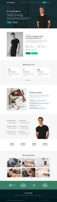 UI Portfolio a Personal CV Website Template