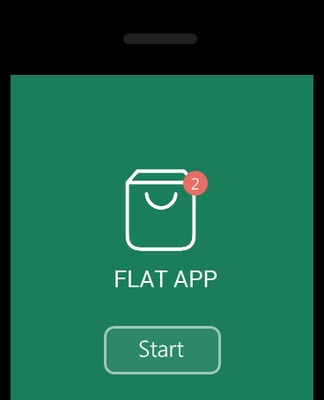 Flat App a Mobile App based Flat Bootstrap Responsive web template