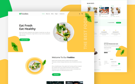 Foodies Website Template