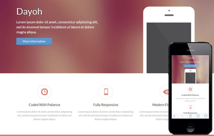 Dayoh a landingpage Multipurpose Flat Bootstrap Responsive web template