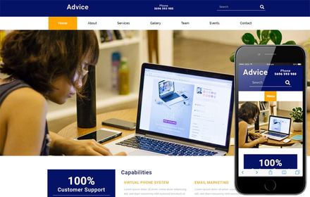 Advice a Corporate Business Flat Bootstrap Responsive Web Template