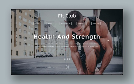 Fit Club Sports Category Bootstrap Responsive Web Template