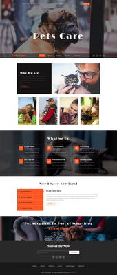 Pets Care an Animals Category Bootstrap Responsive Web Template