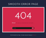 Smooth Error Page Flat Responsive Widget Template