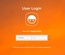 Flat User Login Form Widget Template