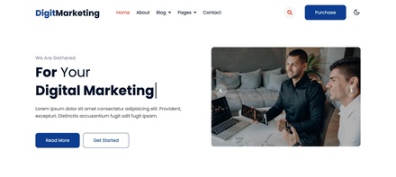 DigitMarketing an Corporate Website Template