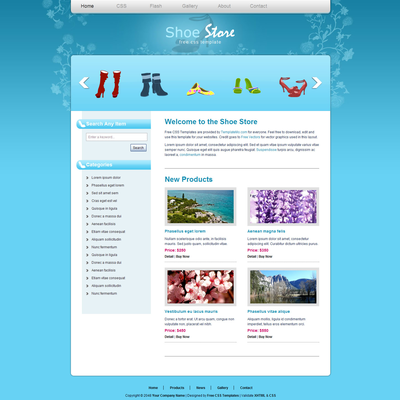 Shoe Store Template