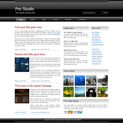 Pro Studio Template