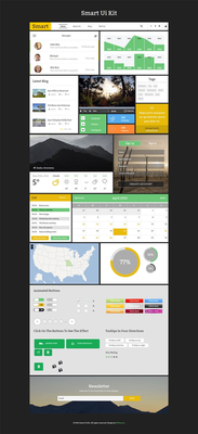 Smart Ui Kit a Flat Bootstrap Responsive Web Template