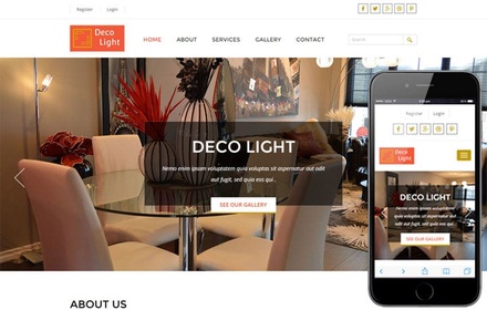 Deco Light Interior Architects Category Flat Bootstrap Responsive Web Template