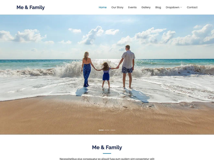 Me & Family - Bootstrap Family Website Template | BootstrapMade