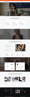 Home loan – Banking Category Bootstrap Responsive Web Template.