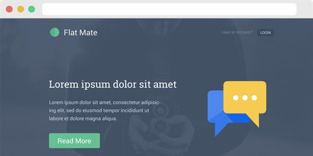 Flatmate a Singlepage Flat Bootstrap Responsive web template