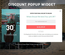 Discount Popup Widget Flat Responsive Widget Template