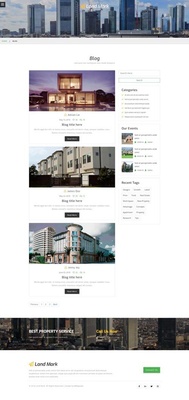 Land Mark – Real Estate Bootstrap Responsive Web Template