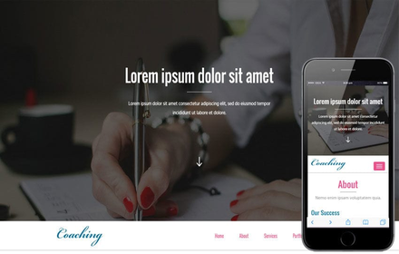 Coaching a Education Category Flat Bootstrap Responsive Web Template