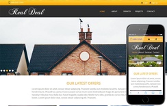 Real Deal – Real Estate Mobile Website Template
