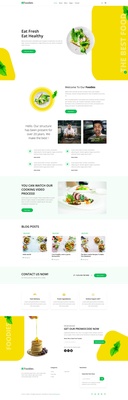 Foodies Website Template