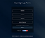 Flat Signup Form Flat Responsive Widget Template