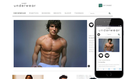 Shop Under Wear a Flat Ecommerce Bootstrap Responsive Web Template