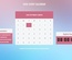 Cool Event Calendar Responsive Widget Template