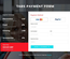 Tabs Payment Form Flat Responsive Widget Template