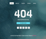 Cool 404 Page Widget Flat Responsive Widget Template