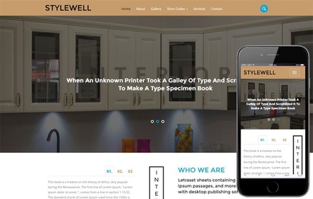 Stylewell an Interior Category Flat Bootstrap Responsive Web Template