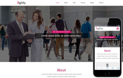 Agility a corporate Category Flat Bootstrap Responsive  Web Template