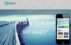 4Useri corporate business website template