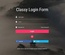 Classy Login form Widget Flat Responsive Widget Template