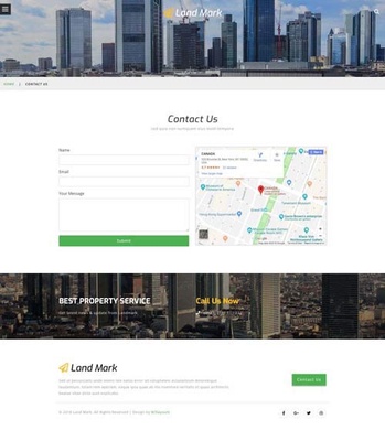 Land Mark – Real Estate Bootstrap Responsive Web Template