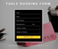 Table Booking Form Flat Responsive Widget Template