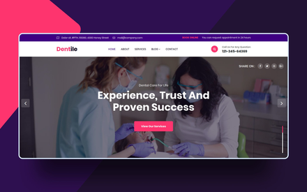 Dentile Website Template