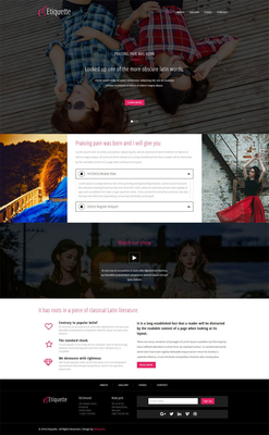 Etiquette a Fashion Category Flat Bootstrap Responsive Web Template