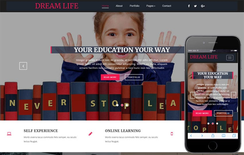 Dream Life Educational Category Bootstrap Responsive Web Template