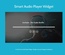 Smart Audio Player Widget Flat Responsive Widget Template