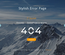 Stylish Error Page Responsive Widget Template